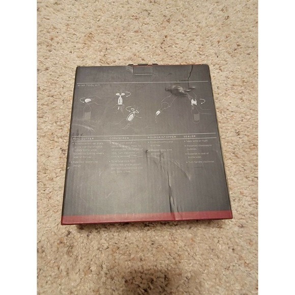 HOUDINI Houdini 4-Piece Wine Tool Kit Silver - Picture 4 of 5